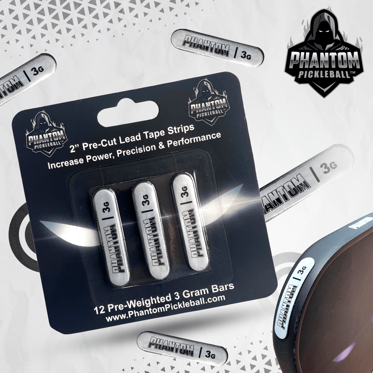 Phantom - 3 Gram Lead Tape (12PK)