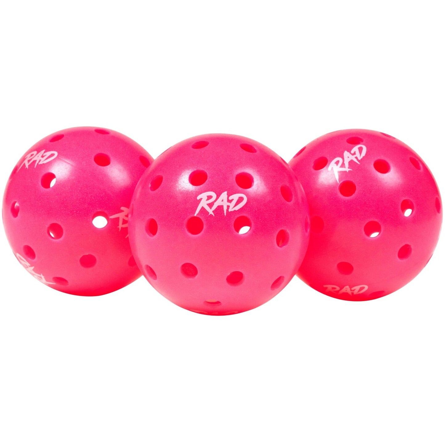 Rad Pickleball - Pink Outdoor Pickleballs (3PK)