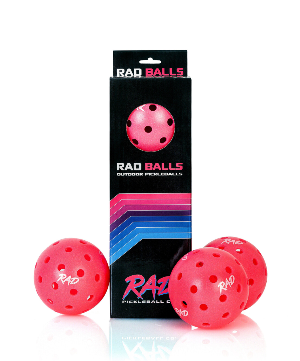Rad Pickleball - Pink Outdoor Pickleballs (3PK)