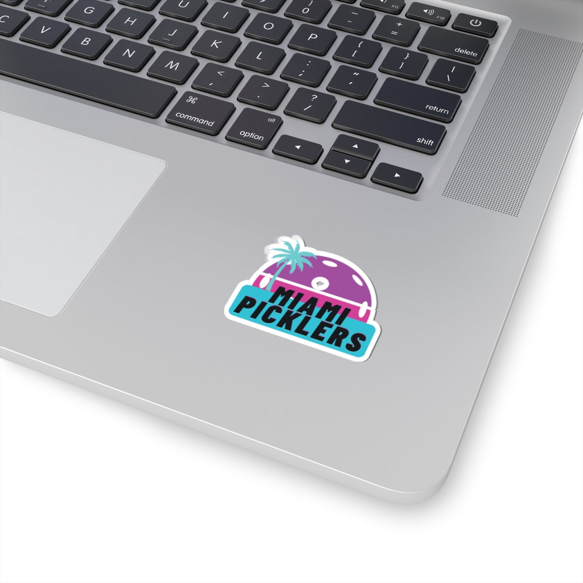 Miami Picklers Sticker — Retro Pickleball Logo Kiss-Cut Sticker