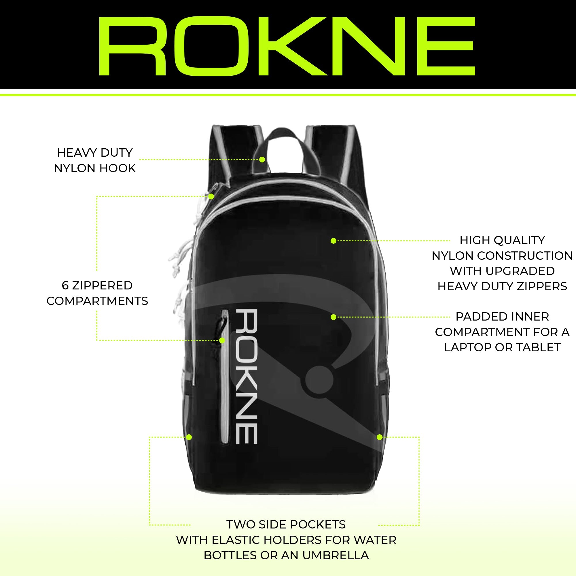 The ROKNE Pickleball Backpack