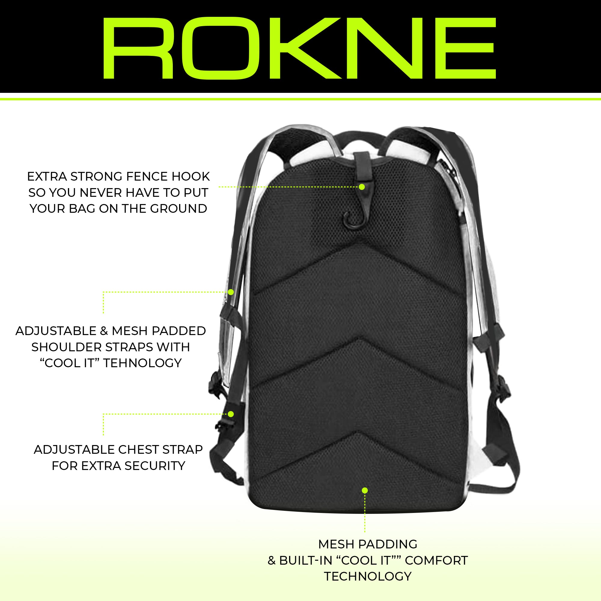 The ROKNE Pickleball Backpack