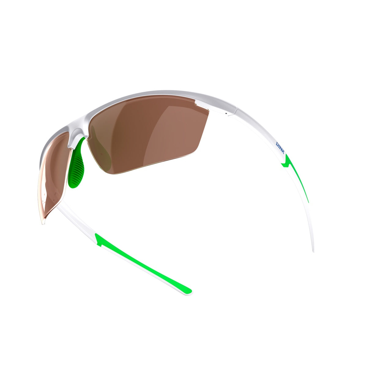 Daytona Petite Sunglasses - White/Green