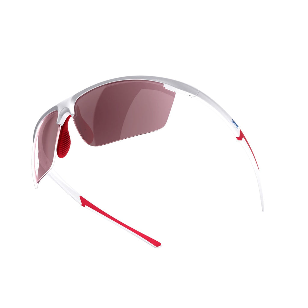 Daytona Petite Pickleball Sunglasses - White/Red