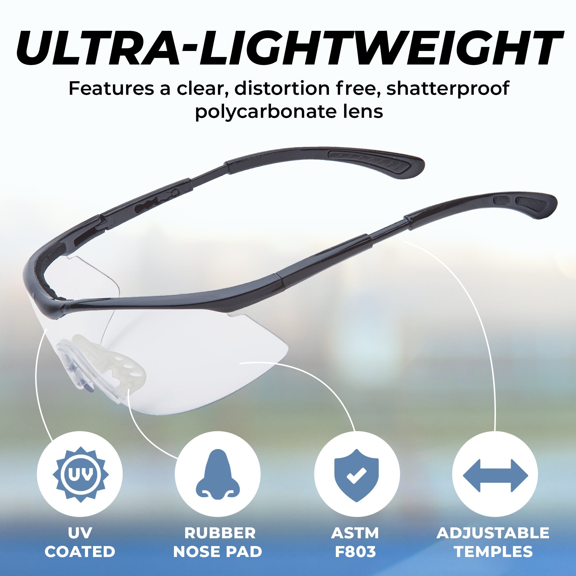 Tourna Clear Eye Protection for Pickleball and Tennis