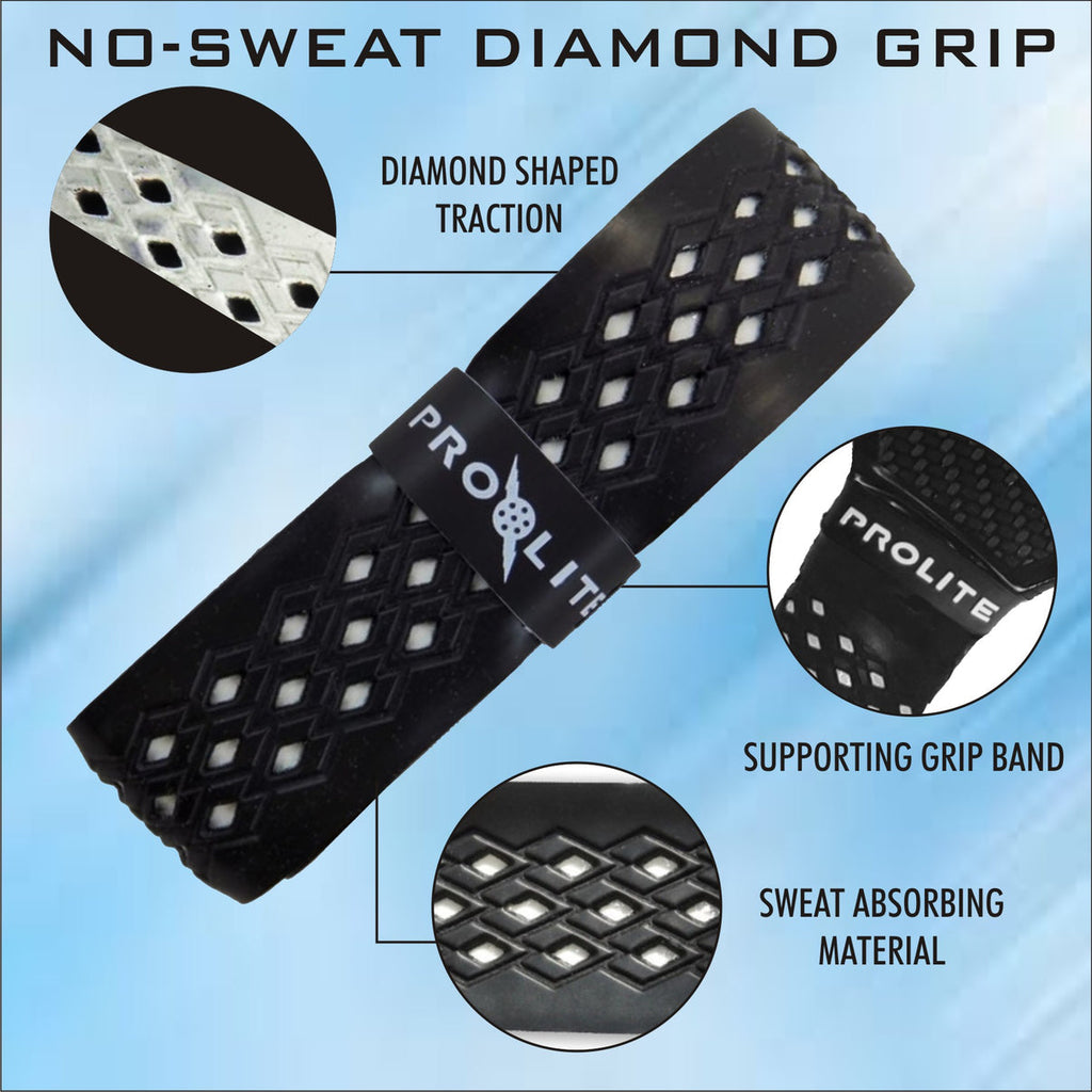 Prolite - No Sweat Diamond Grips Black