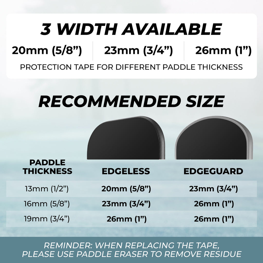 Pickleball Edge Guard Smooth - Small - 5/8" wide