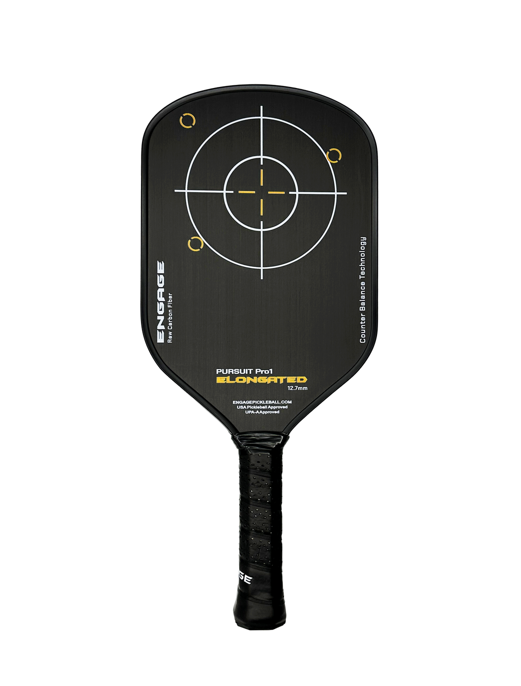 NEW GRAPHIC. Pursuit Pro1 Elongated 12.7 Power Series | Raw Carbon Fiber