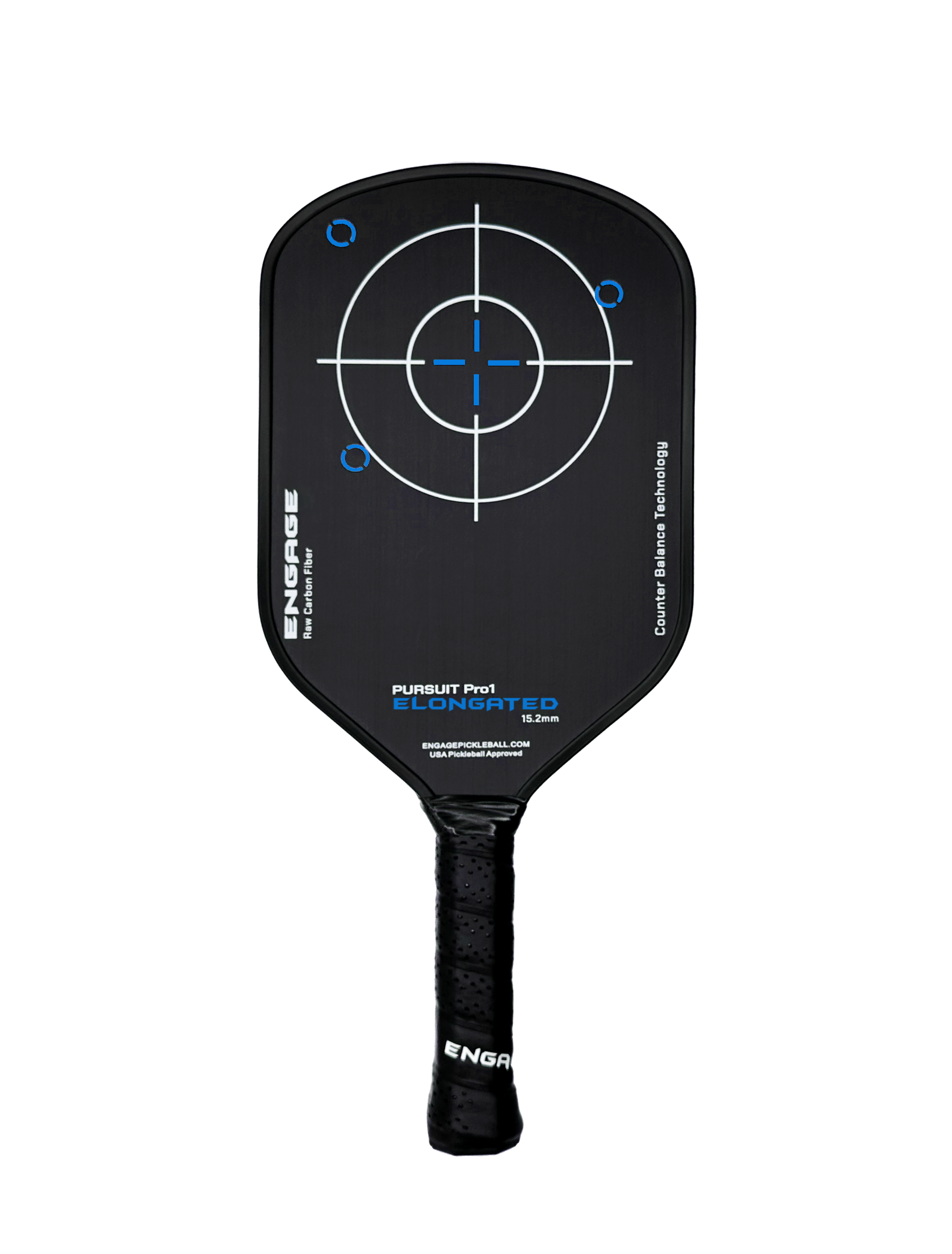 NEW GRAPHIC. Pursuit Pro1 Elongated 15.2 Power Series | Raw Carbon Fiber