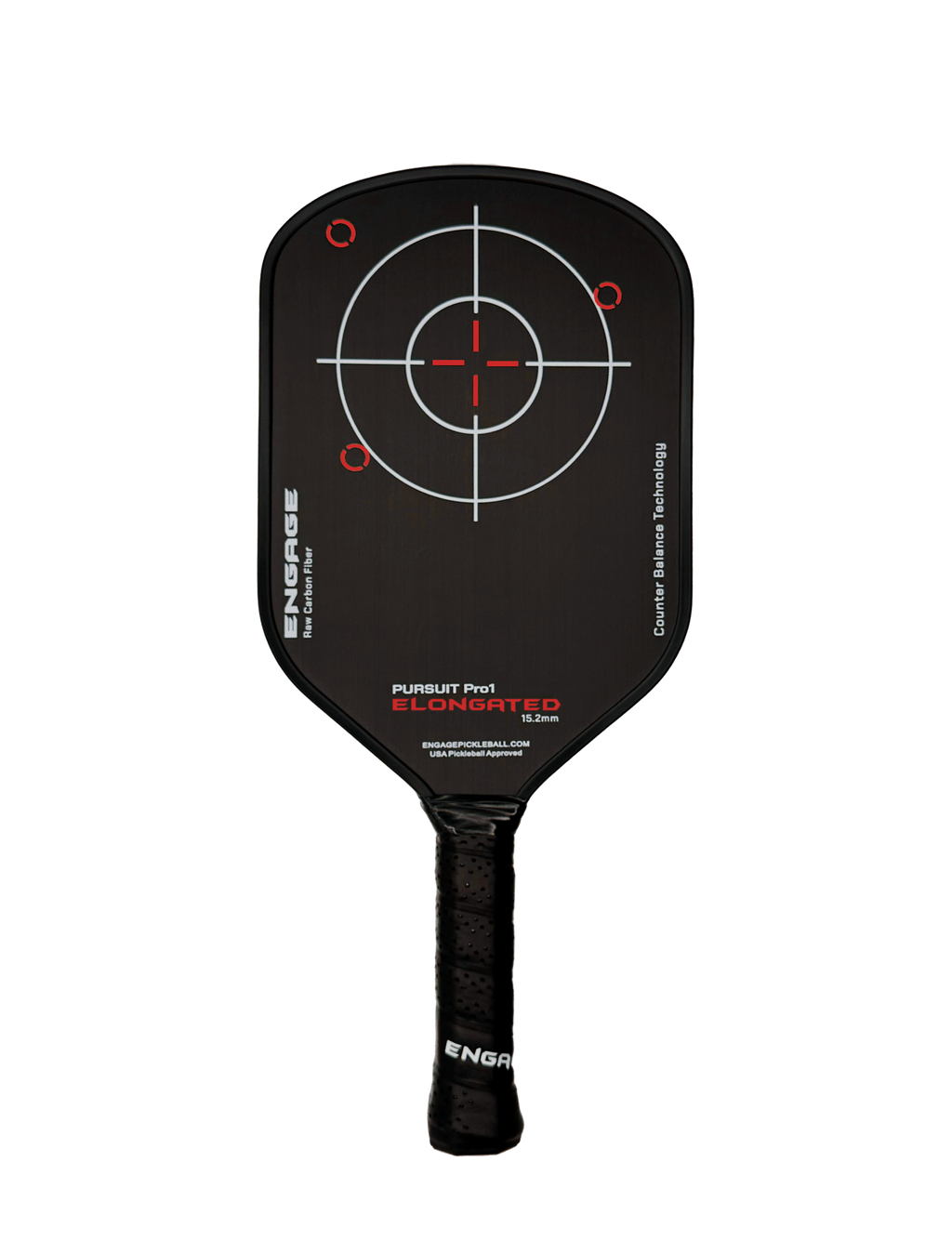 NEW GRAPHIC. Pursuit Pro1 Elongated 15.2 Power Series | Raw Carbon Fiber