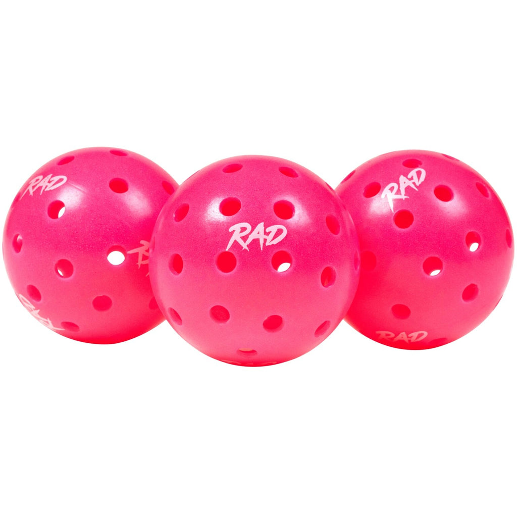Rad Pickleball - Pink Outdoor Pickleballs (3PK)