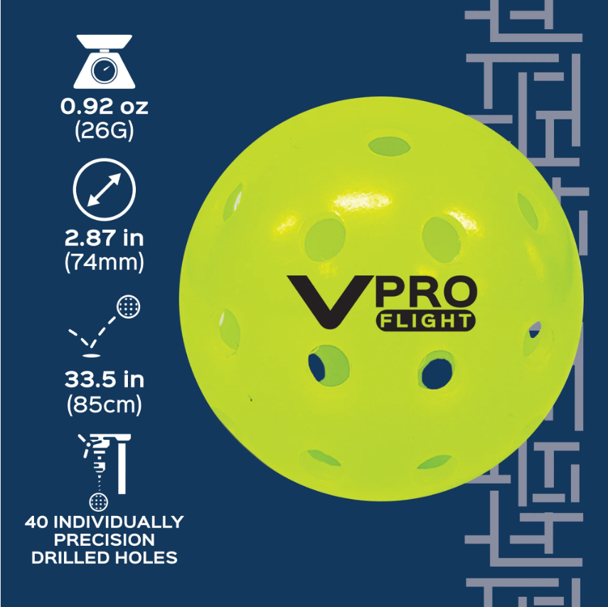 Vulcan - VPRO FLIGHT Outdoor Pickleball (3PK)