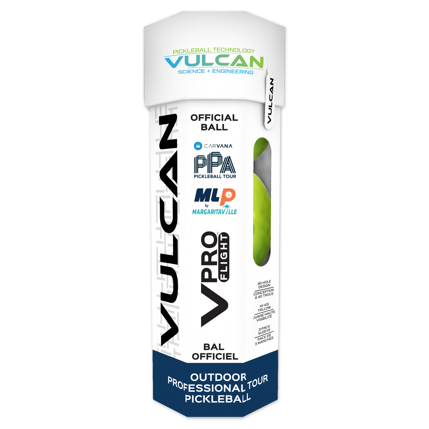 Vulcan - VPRO FLIGHT Outdoor Pickleball (3PK)