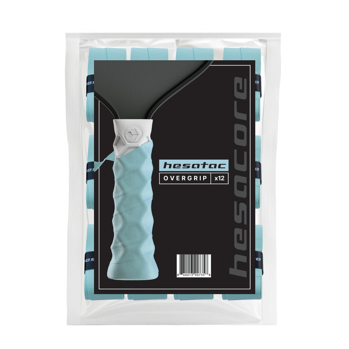 Hesacore Hesatac Overgrip – Turquoise (6 & 12 Pack)