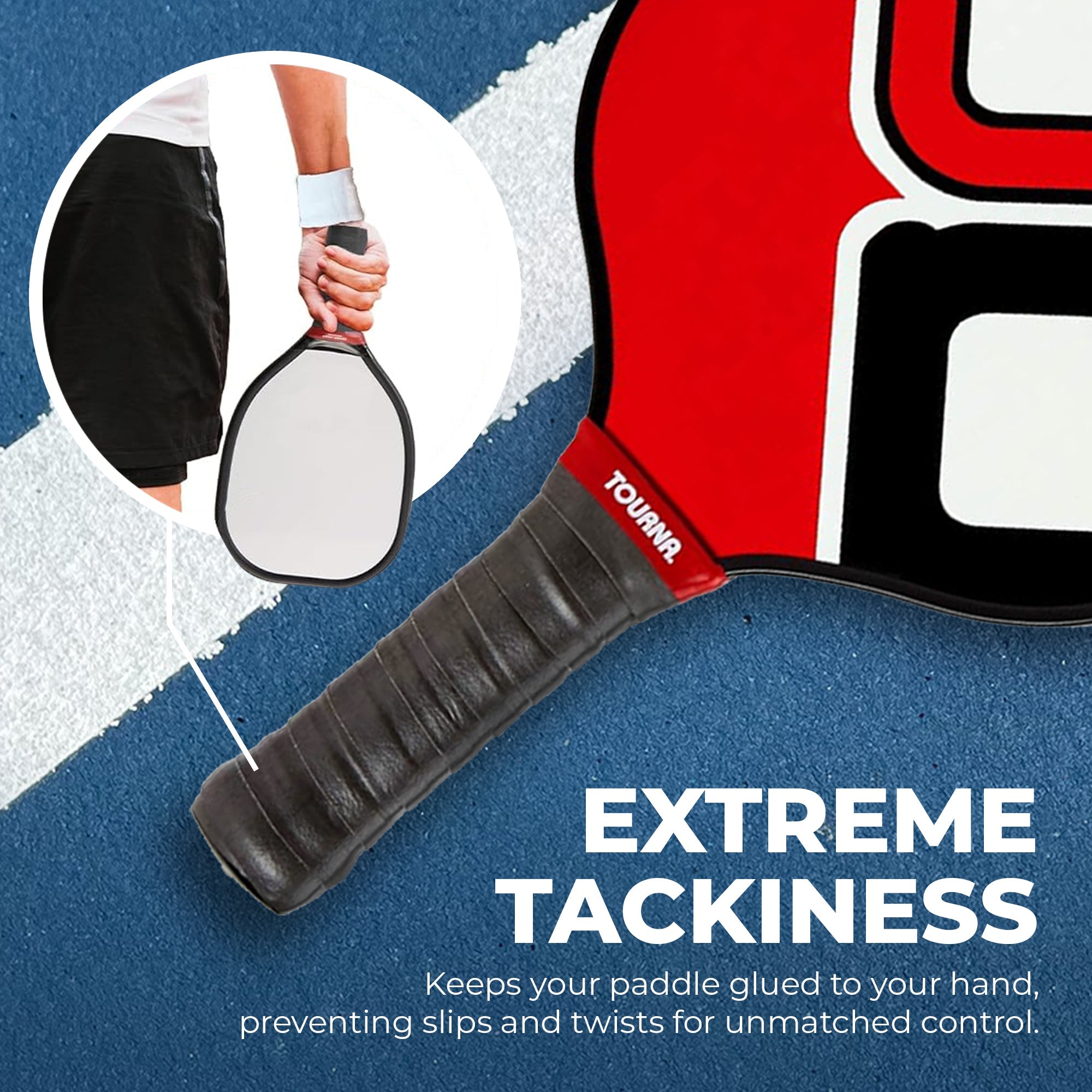 Pickleball Mega Tac - Black - 2 Pack